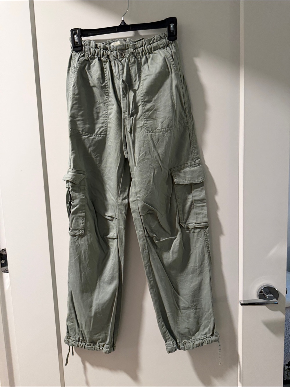 Abercrombie & Fitch Light Sage Cargo Pants
